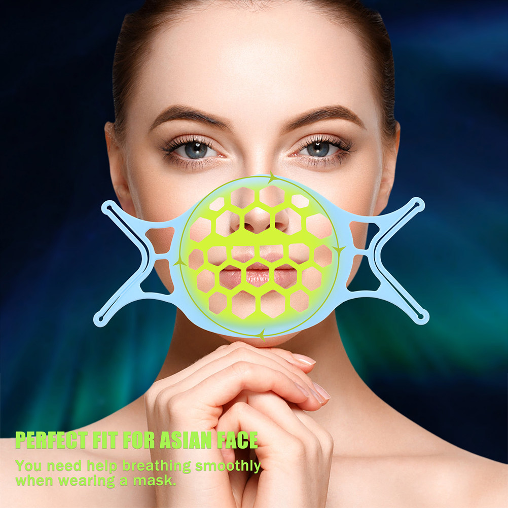 4Pcs Soft Flexible Silicone Ma - Silicone Mask Bracket のレビューと価格
