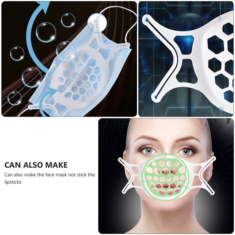4Pcs Soft Flexible Silicone Ma - Silicone Mask Bracket のレビューと価格
