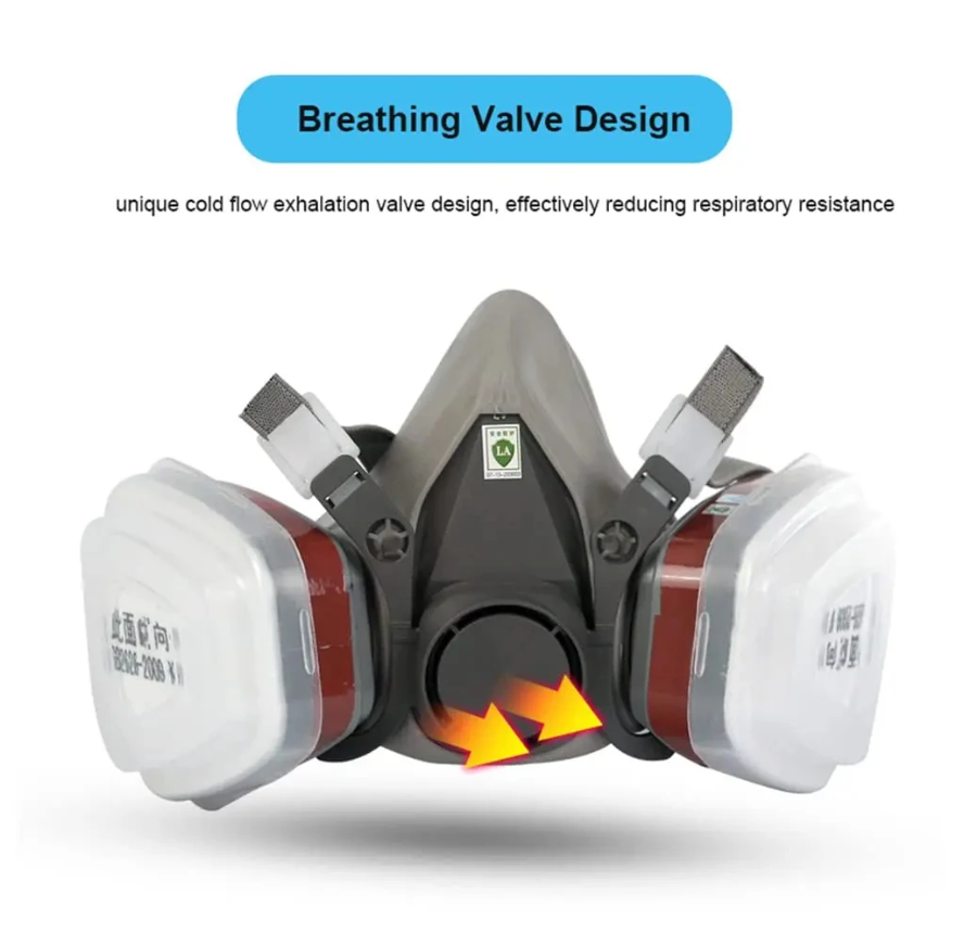 6200 Respirator Dust Gas Mask  - Face Mask Storage Box のレビューと価格