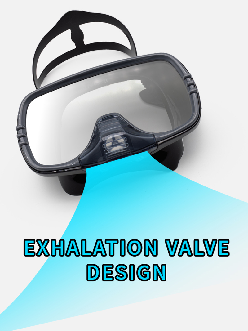 New Large Frame Diving Mask wi - Silicone Mask Bracket のレビューと価格