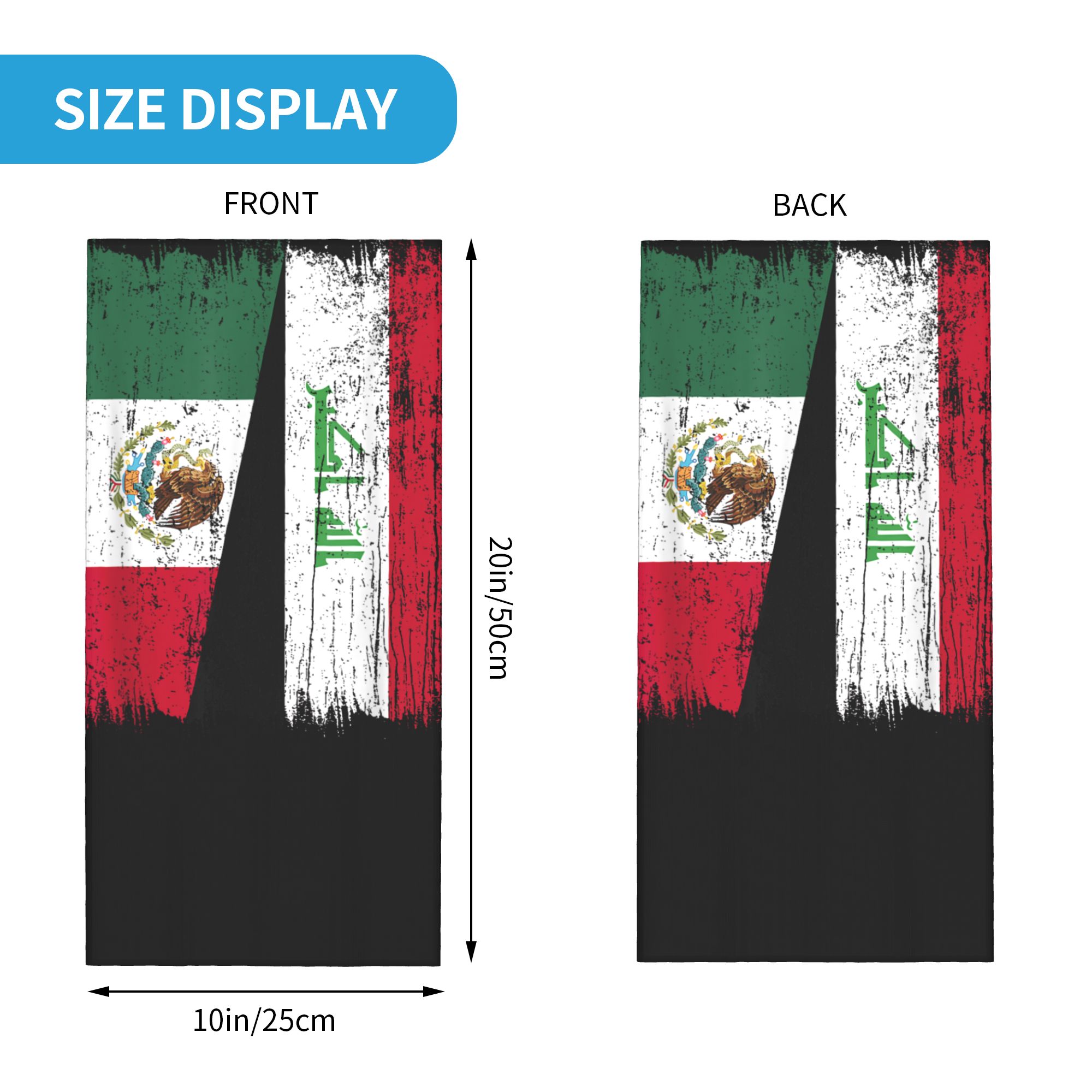 Iraq Flag Merchandise Bandana  - Sports Mask Breathable のレビューと価格
