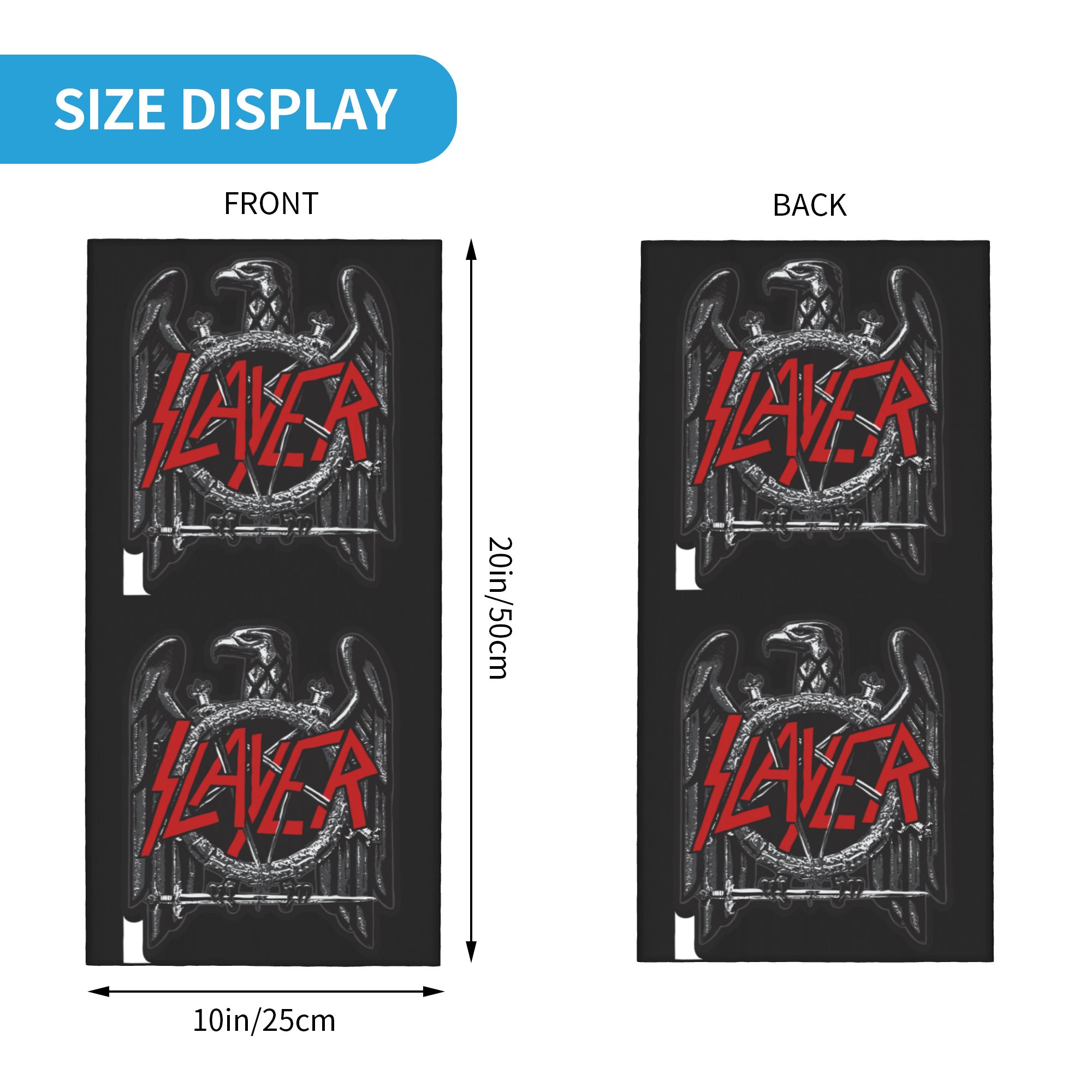 Custom Slayers Logo Bandana Ne - Neck Gaiter Face Cover のレビューと価格