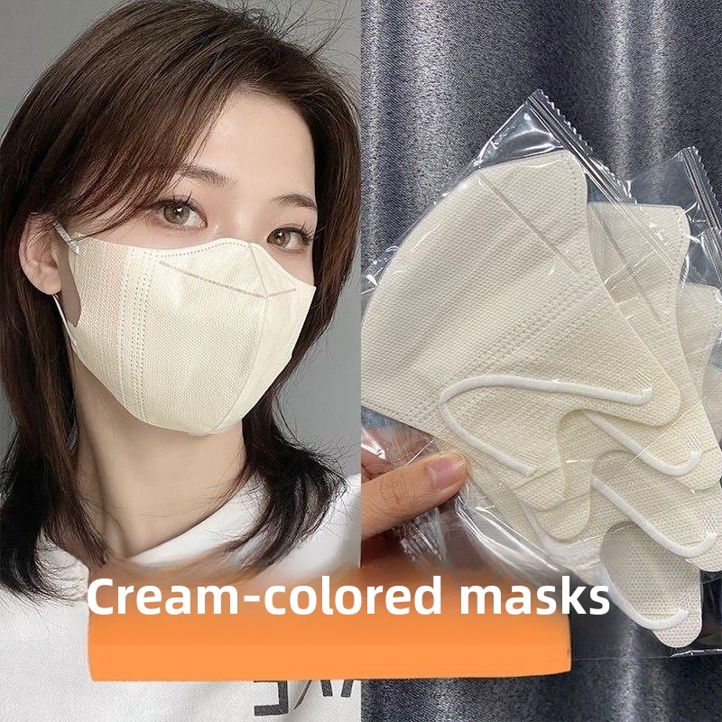 Milk White Breathable Thin Ste - Disposable Surgical Mask のレビューと価格