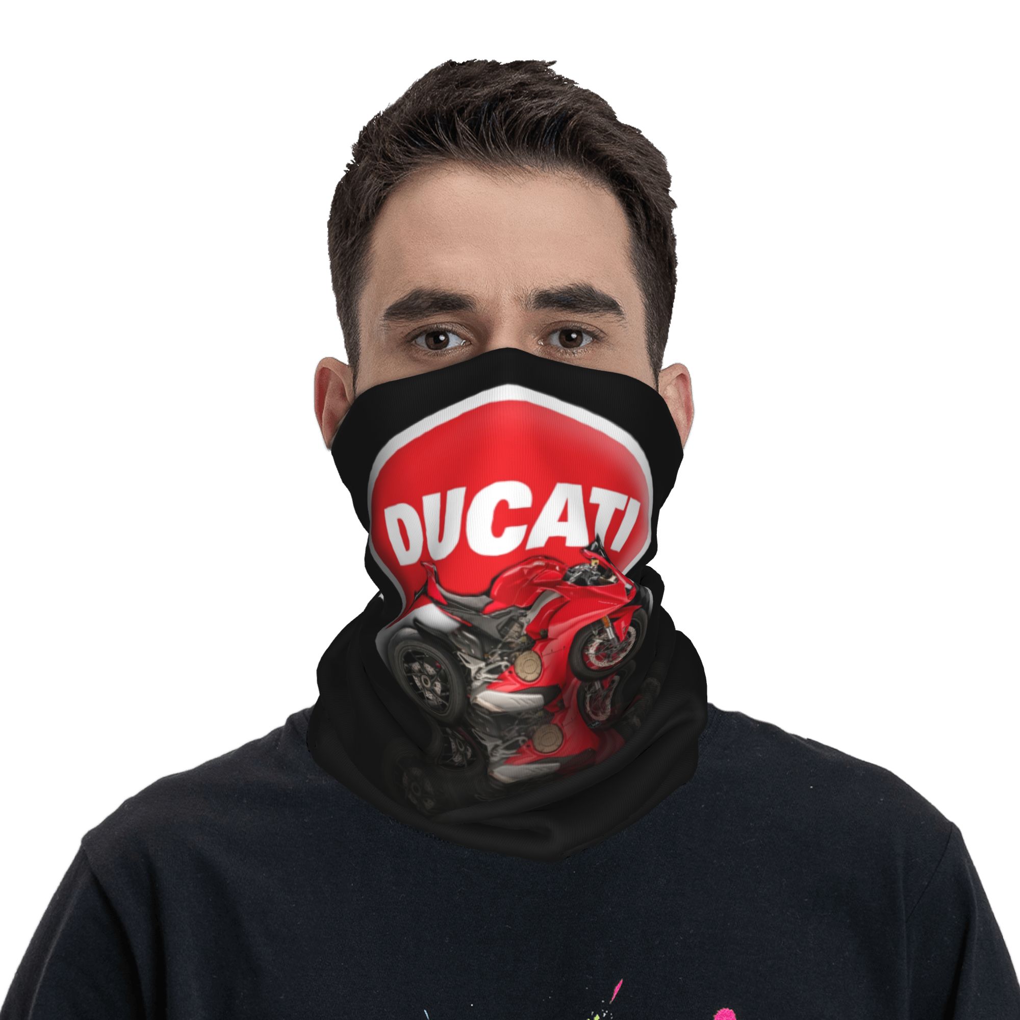 Custom Speed Ducatis Racing Ba - Neck Gaiter Face Cover のレビューと価格