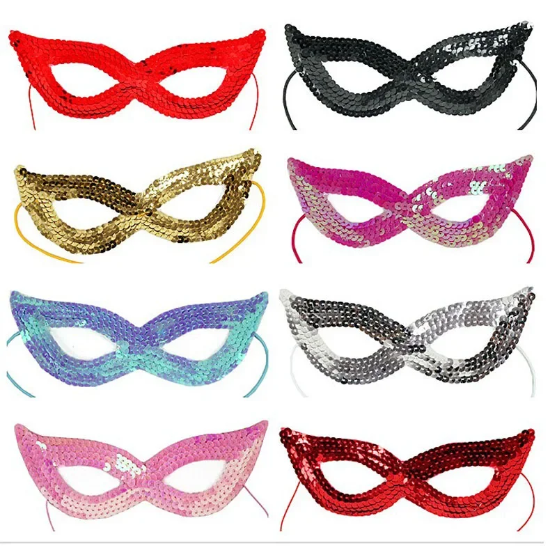 Women Girl Sequins Sexy Fox Ca - Respirator Half Face のレビューと価格