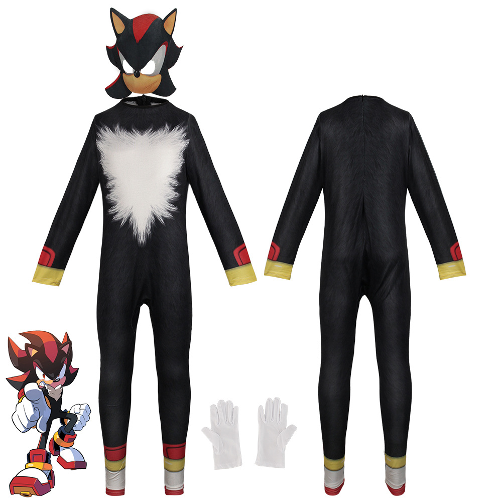Anime Game Sonic Blue Red Blac - Black Face Mask Pack のレビューと価格