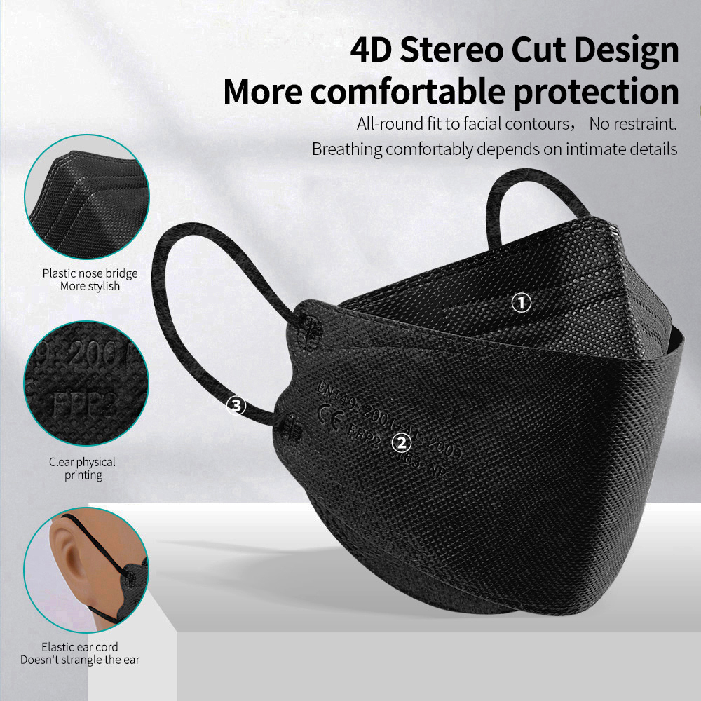 masks ffp2 face masks KN95 col - Disposable Surgical Mask のレビューと価格