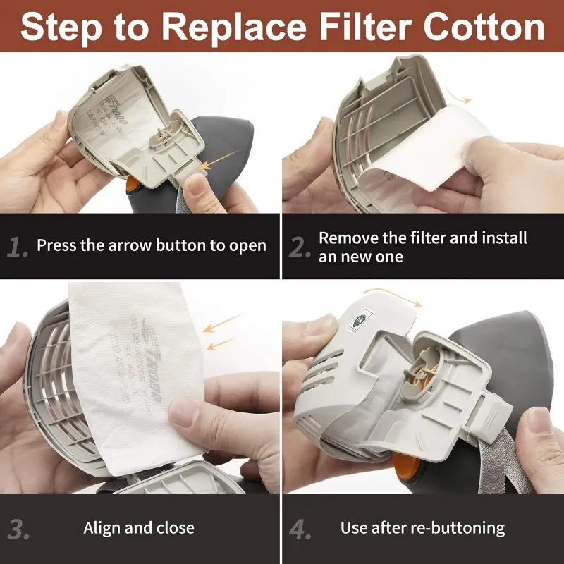 Dust Mask +20pcs Filter Cotton - Dust Mask Construction のレビューと価格