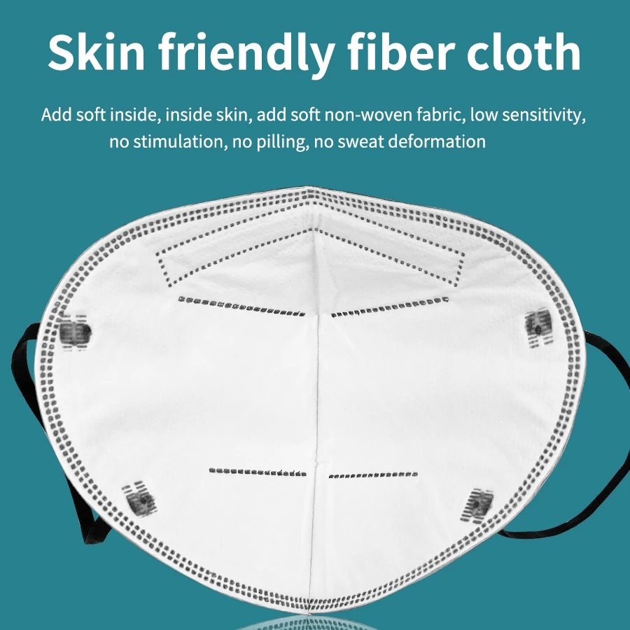 10PCS FFP2 Mask CE Approved Fi - Respirator Half Face のレビューと価格