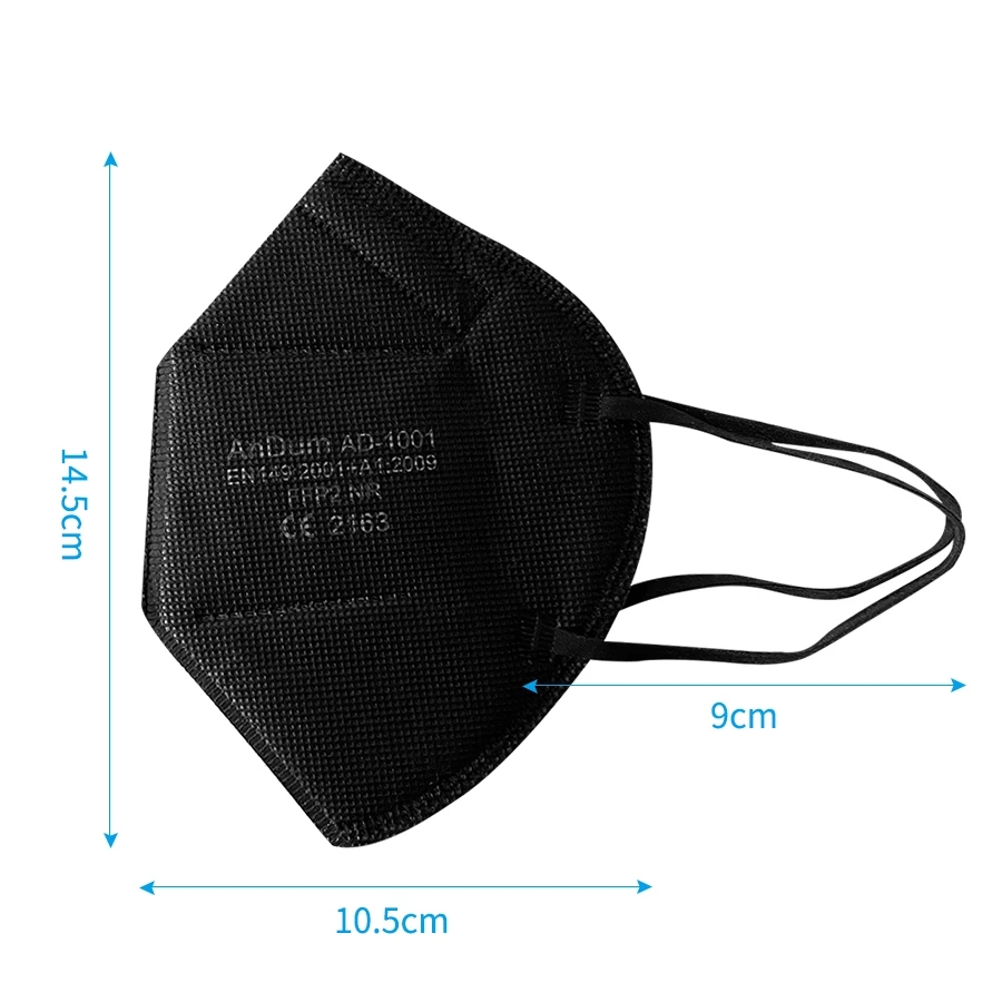 10PCS FFP2 Mask CE Approved Fi - Respirator Half Face のレビューと価格