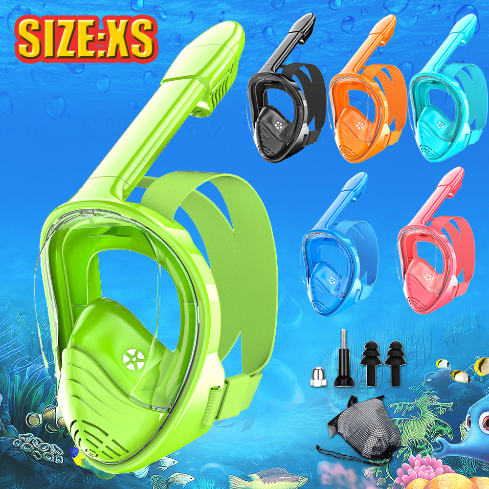 Kids Full Face Snorkel Mask Di - Anti Pollution Mask のレビューと価格