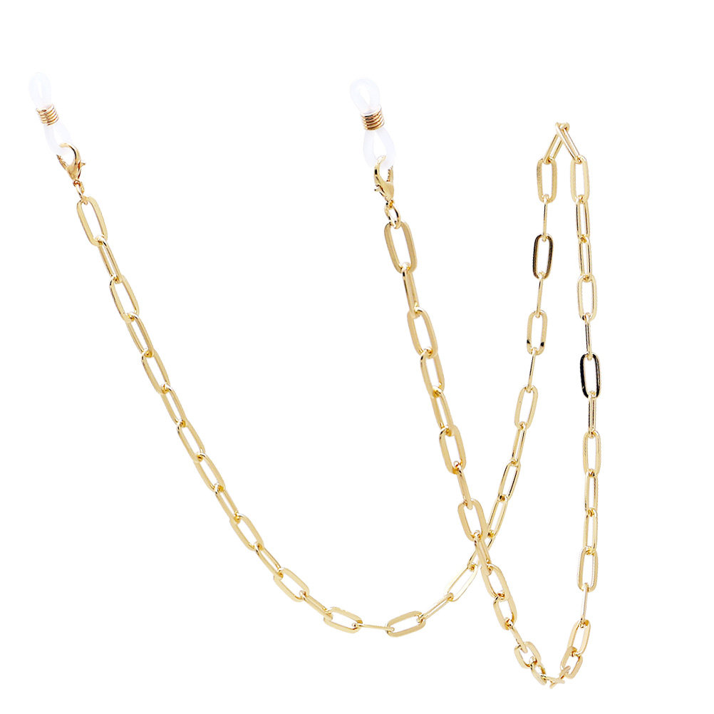 Gold Face Mask Lanyard Metal P - Mask Chain Holder のレビューと価格