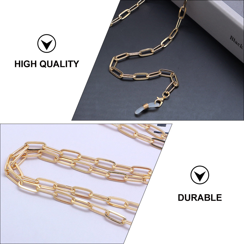 Gold Face Mask Lanyard Metal P - Mask Chain Holder のレビューと価格