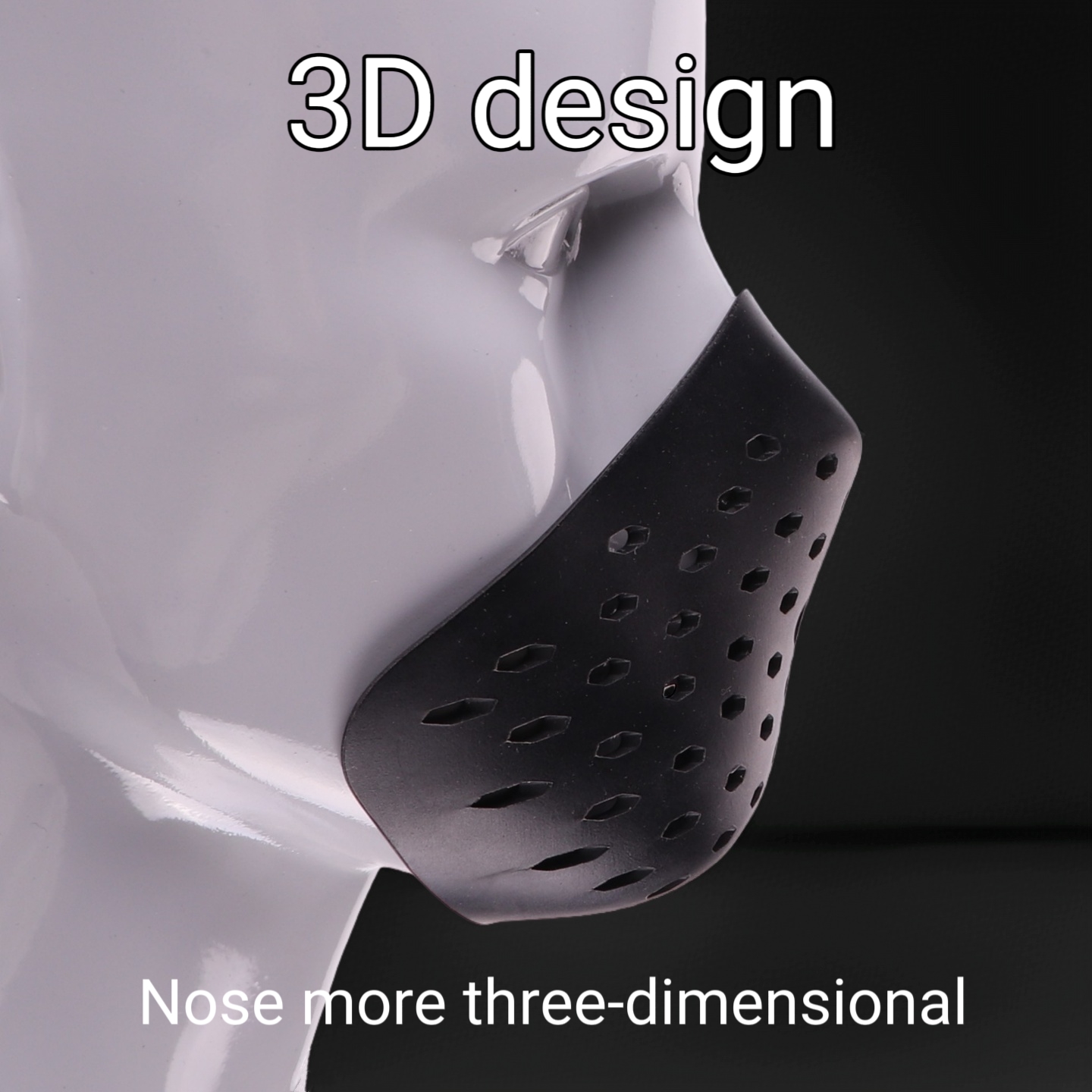 3D Halfface Bracket Silicone M - Silicone Mask Bracket のレビューと価格