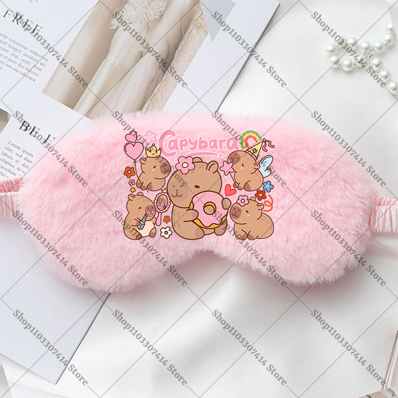 Capybara Girl Cartoon Sleep Ey - Kids Face Mask のレビューと価格