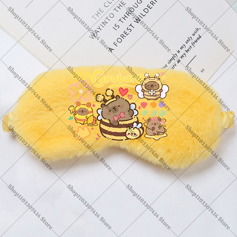 Capybara Girl Cartoon Sleep Ey - Kids Face Mask のレビューと価格