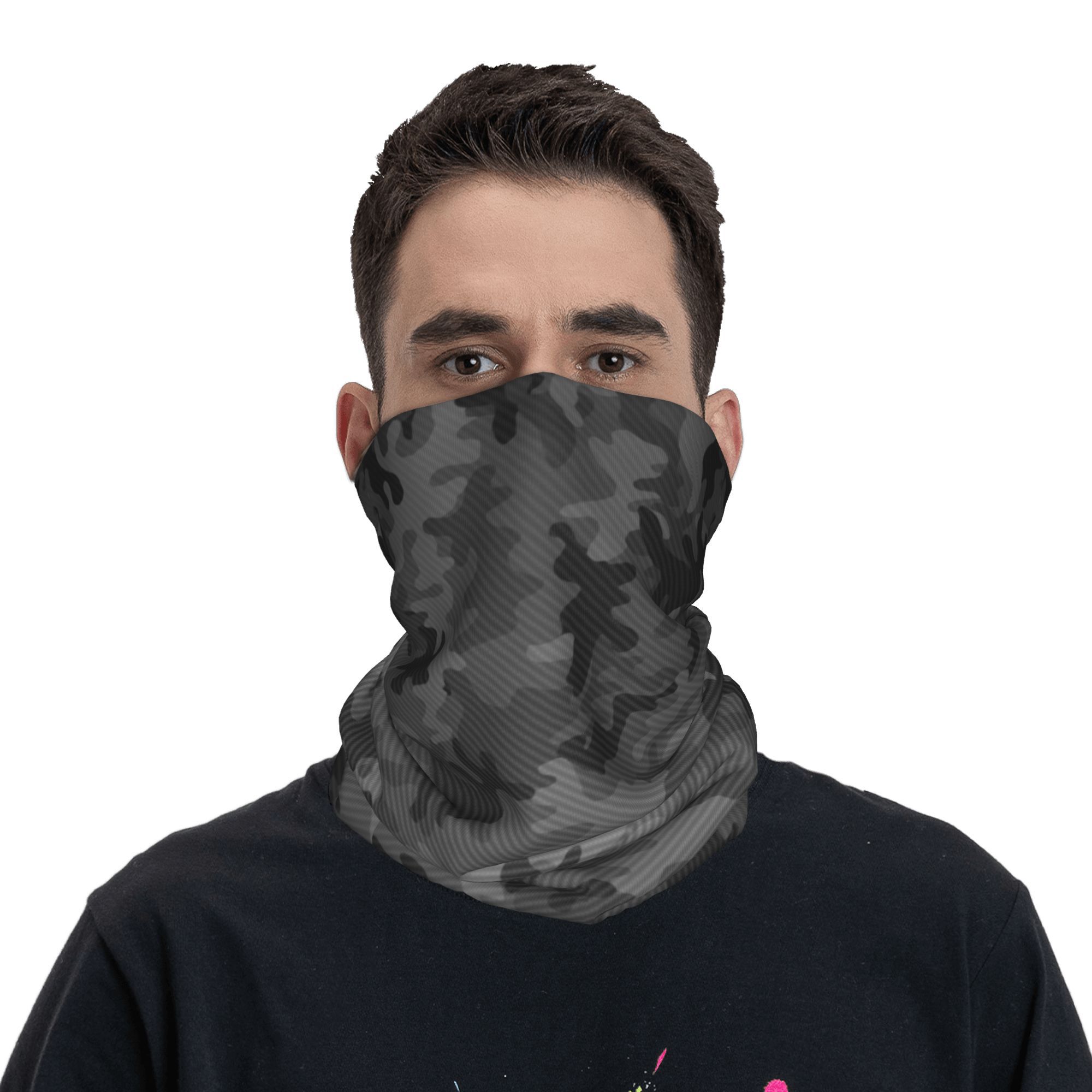 Custom Carbon Camo Bandana Nec - Neck Gaiter Face Cover のレビューと価格