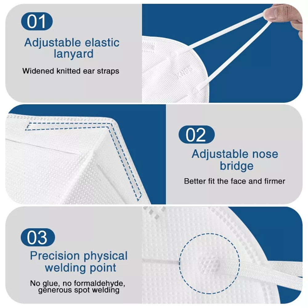 FFP2 Face Mask KN95 Facial Mas - Kn95 Respirator Mask のレビューと価格