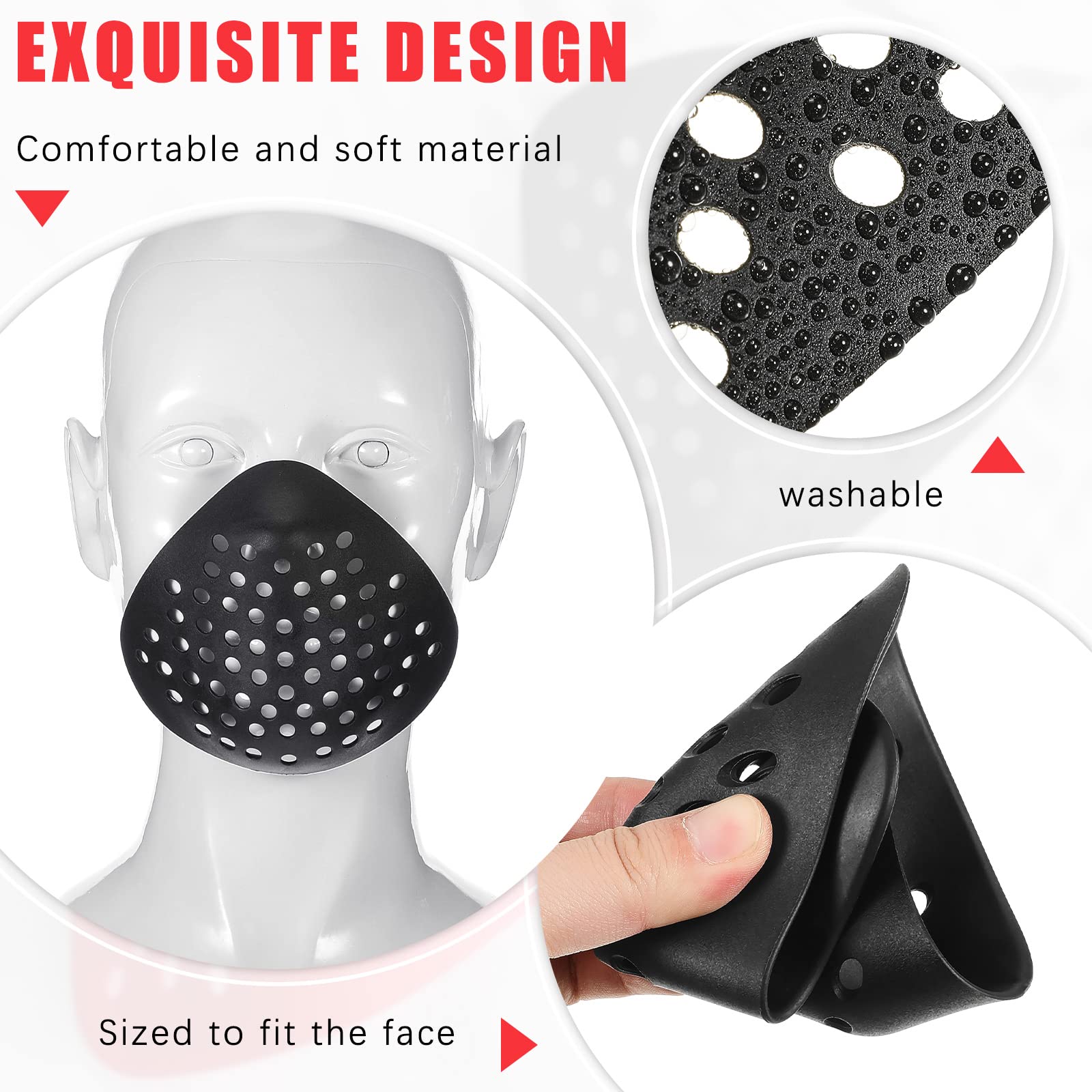 Half Face Bracket Silicone Mas - Silicone Mask Bracket のレビューと価格