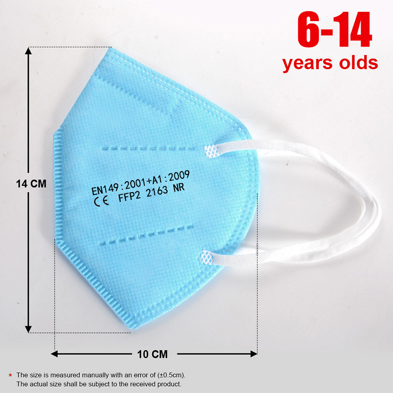 100pcs Kids mascarillas fpp2 B - Black Face Mask Pack のレビューと価格