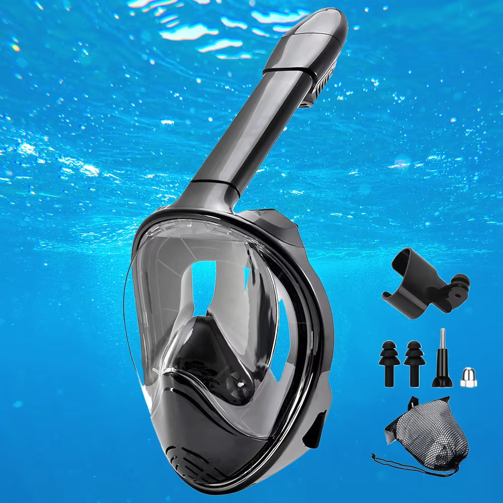 Full Face Snorkel Mask Snorkel - Anti Pollution Mask のレビューと価格