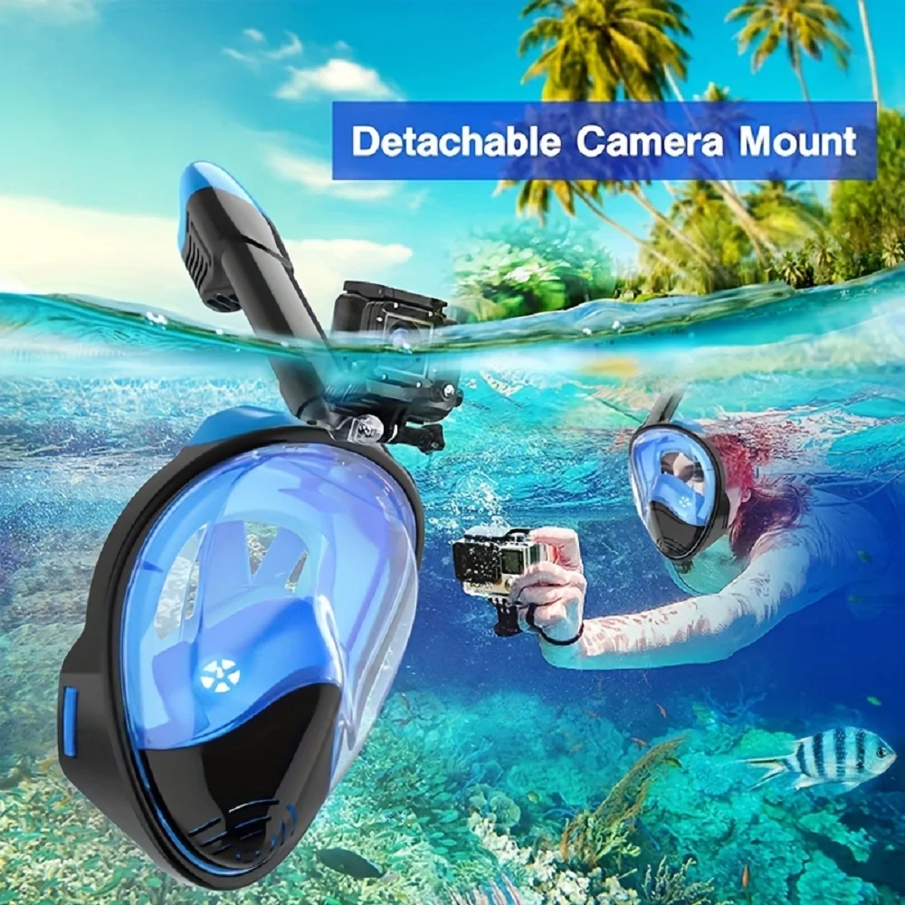 Full Face Snorkel Mask Snorkel - Anti Pollution Mask のレビューと価格