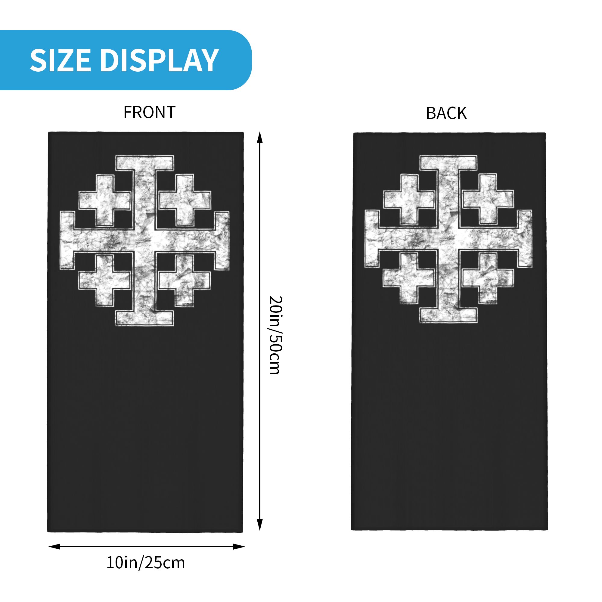 Knight Jerusalem Cross Christi - Neck Gaiter Face Cover のレビューと価格