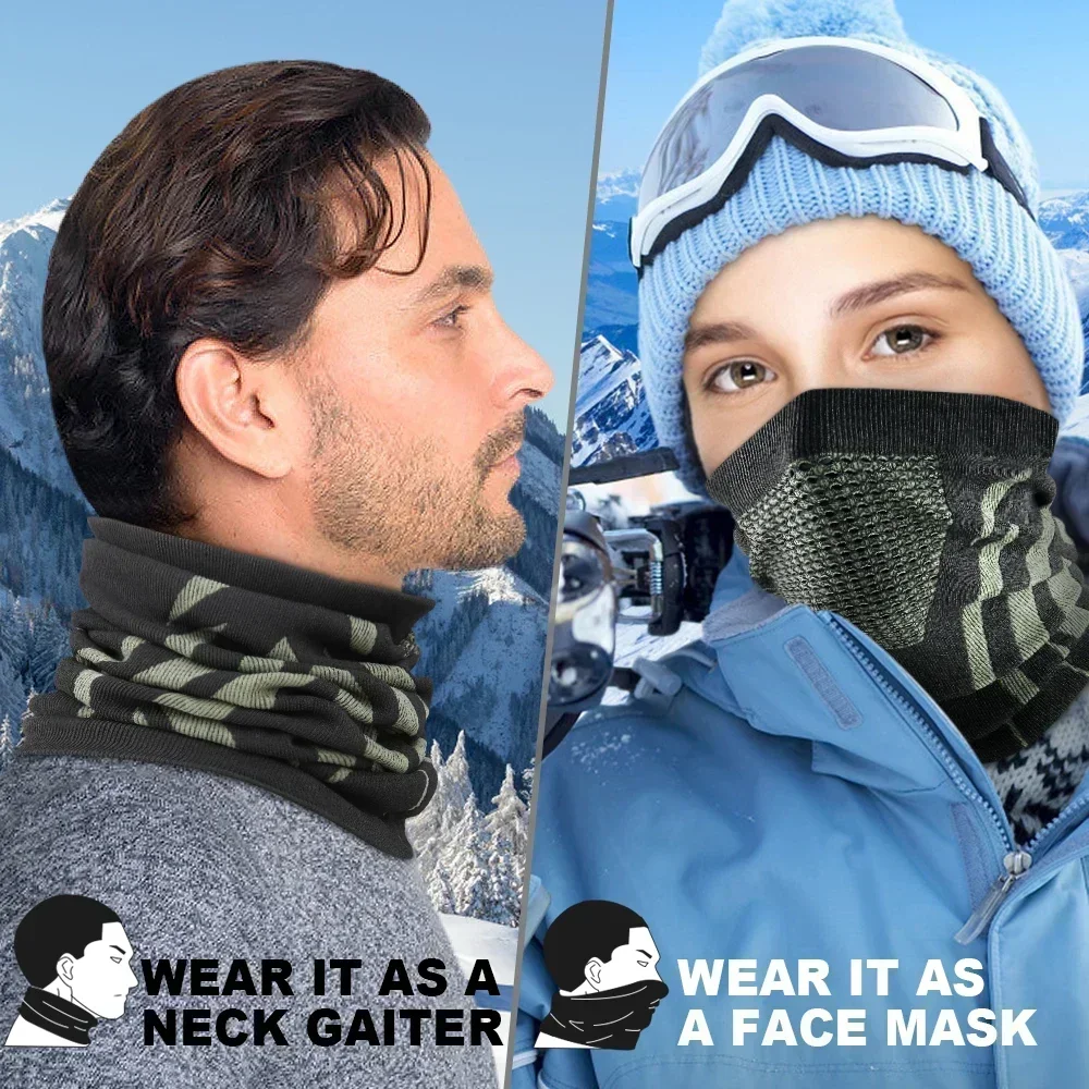 Winter Ring Tube Soft Bandana  - Neck Gaiter Face Cover のレビューと価格